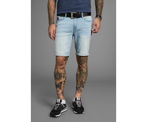 Jeansshorts BRUNO BANANI "Hutch-Shorts", Herren, Gr. 29, Länge 32, light blau, Denim/Jeans, Obermaterial: 98% Baumwolle, 2% Elasthan, unifarben, normal kurz, Jeans Jeansshorts, gerade geschnittene kur
