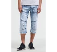 Jeansshorts CAMP DAVID, Herren, Gr. 38, Kurz, acid blau, Denim/Jeans, Material: 45% Baumwolle, 28% Lyocell, 18% Polyester, 8% Viskose, 1% Elasthan, Zusatz: Enthält nichttextile Teile tierischen Urspru