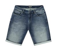 Jeansshorts CARS JEANS "CALIFORNIA Den", Herren, Gr. M, N-Gr, blau (schwarz used), Web, Obermaterial: 79% Baumwolle, 20% Polyester, 1% Elasthan, Abriebeffekte, regular fit, Jeans Jeansshorts (82613365