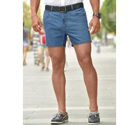 Jeansshorts CATAMARAN, Herren, Gr. 54, Normalgrößen, blau (blau, bleached), 100% Baumwolle, unifarben, kurz, Jeans Jeansshorts, Topseller (19643105-54) blau, bleached