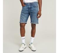 G-Star Raw Slim Fit Jeansshorts mit Label-Patch Modell 'Mosa' in Blau, Größe 30