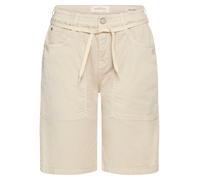 Jeansshorts GANG "94NICA WORKER SHORTS", Damen, Gr. 32, N-Gr, grün (asparagus), Denim/Jeans, Obermaterial: 97% Baumwolle, 3% Elasthan, unifarben, kniefrei, Jeans Jeansshorts, mit Kordel (87789452-32) 