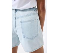 Jeansshorts GARCIA, Mädchen, Gr. 146, N-Gr, bleached, Denim/Jeans, Obermaterial: 100% Baumwolle, unifarben, normal kurz, Jeans Jeansshorts, im 5-Pocket-Stil, für Girls (52716733-146) bleached
