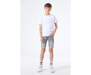 Jeansshorts GARCIA "Tavio", Mädchen, Gr. 164, N-Gr, light used, Denim/Jeans, Obermaterial: 99% Baumwolle, 1% Elasthan, Jeans Jeansshorts, mit Used-Effekten (32277538-164) light used