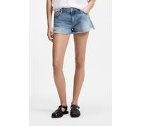 Jeansshorts HUGO BLUE "Galimon", Damen, Gr. 30, N-Gr, bright blau 438, Denim/Jeans, Obermaterial: 100% Baumwolle, Destroyed-Effekte, kurz, Jeans Jeansshorts, mit Destroyed-Effekten, Mid Rise (99499940