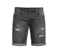Jeansshorts INDICODE "Jeansshorts IDHallow", Damen, Gr. M, N-Gr, grau (dunkelgrau), Web, Obermaterial: 98% Baumwolle CO. 2% Elasthan EL., Basic, regular fit kurz, Jeans Jeansshorts (50752767-M) dunkel