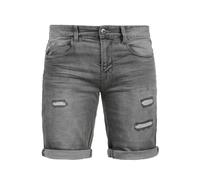 Jeansshorts INDICODE "Jeansshorts IDHallow", Herren, Gr. L, N-Gr, grau (light grau), Web, Obermaterial: 98% Baumwolle CO. 2% Elasthan EL., Basic, regular fit kurz, Jeans Jeansshorts (58388768-L) light
