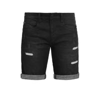 Jeansshorts INDICODE "Jeansshorts IDHallow", Herren, Gr. M, N-Gr, schwarz, Web, Obermaterial: 98% Baumwolle CO. 2% Elasthan EL., Basic, regular fit kurz, Jeans Jeansshorts (65759728-M) schwarz