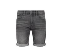Jeansshorts INDICODE "Jeansshorts IDQuentin", Herren, Gr. M, N-Gr, grau (light grau), Web, Obermaterial: 98% Baumwolle CO. 2% Elasthan EL., unifarben, Basic, regular fit kurz, Jeans Jeansshorts (18618