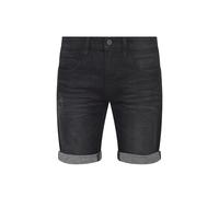 Jeansshorts INDICODE "Jeansshorts IDQuentin", Herren, Gr. M, N-Gr, schwarz, Web, Obermaterial: 98% Baumwolle CO. 2% Elasthan EL., unifarben, Basic, regular fit kurz, Jeans Jeansshorts (35398026-M) sch