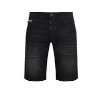 Jeansshorts INDICODE "Shorts IDAlessio", Herren, Gr. XL, N-Gr, schwarz, Web, Obermaterial: 98% Baumwolle CO. 2% Elasthan EL., unifarben, regular fit kurz, Jeans Jeansshorts (96589510-XL) schwarz