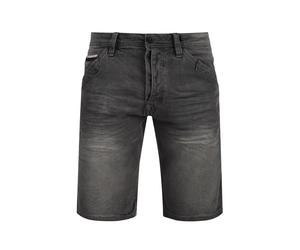 Jeansshorts INDICODE "Shorts IDAlessio", Herren, Gr. XXL, N-Gr, grau (light grau), Web, Obermaterial: 98% Baumwolle CO. 2% Elasthan EL., unifarben, regular fit kurz, Jeans Jeansshorts (48970847-XXL) l