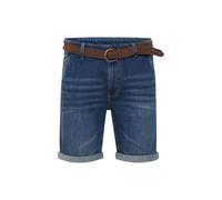 Jeansshorts INDICODE "Shorts IDQuincy", Damen, Gr. M, N-Gr, blau (medium indigo), Obermaterial: 98% Baumwolle CO. 2% Elasthan EL., unifarben, Basic, regular fit kurz, Jeans Jeansshorts (97109929-M) me
