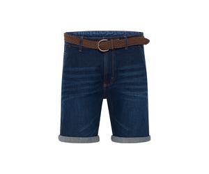 Jeansshorts INDICODE "Shorts IDQuincy", Herren, Gr. M, N-Gr, blau (dunkelblau), Obermaterial: 98% Baumwolle CO. 2% Elasthan EL., Jeans Jeansshorts (39255509-M) dunkelblau
