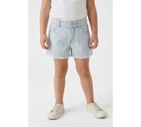 Jeansshorts KIDS ONLY "KOGROBYN DAISY SHORTS BJ", Mädchen, Gr. 164, N-Gr, light blau denim, Denim/Jeans, Obermaterial: 100% Baumwolle, bedruckt, unifarben, Basic, regular fit ca. Mitte Oberschenkel, J