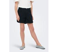 Jeansshorts KIDS ONLY "KOGVEGA REG MOM SHORTS DNM BJBOX NOOS", Mädchen, Gr. 122, N-Gr, washed schwarz, Denim/Jeans, Obermaterial: 100% Baumwolle, unifarben, regular fit ca. Mitte Oberschenkel, Jeans J