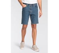 Jeansshorts LEVI'S "445 ATHLETIC SHORTS", Herren, Gr. 36, N-Gr, blau (hermes swift short), Denim/Jeans, Obermaterial: 95% Baumwolle, 3% Elastomultiester, 2% Elasthan, Jeans Jeansshorts, Sommerhose mit