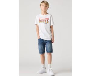 Jeansshorts LEVI'S KIDS "LVB NEW 511 SLIM FIT DENIM SHORT", Mädchen, Gr. 14 (164), N-Gr, gold (goldenrod), Denim/Jeans, Obermaterial: 69% Baumwolle, 30% Polyester, 1% Elasthan, slim fit, Jeans Jeanssh