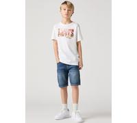 Jeansshorts LEVI'S KIDS "LVB NEW 511 SLIM FIT DENIM SHORT", Mädchen, Gr. 16 (176), N-Gr, gold (goldenrod), Denim/Jeans, Obermaterial: 69% Baumwolle, 30% Polyester, 1% Elasthan, slim fit, Jeans Jeanssh