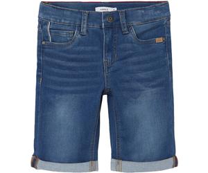 Jeansshorts NAME IT "NKMTHEO XSL DNM L SHORTS 6622-CL NOOS", Herren, Gr. 116, N-Gr, blau (medium blau denim), Denim/Jeans, Obermaterial: 41% Viskose, 31% Baumwolle, 25% Polyester, 3% Elasthan, unifarb