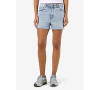 Noisy May High Waist Jeansshorts mit Umschlag Modell 'MONI' in Jeansblau, Größe XL