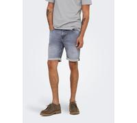 Only & Sons Male Jeans-Shorts ONSPLY Mittlere Taille Normal geschnitten Shorts