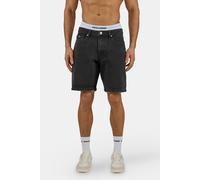 Jeansshorts PEGADOR "Bostic Jeans Shorts", Herren, Gr. 29, N-Gr, washed schwarz, Denim/Jeans, Obermaterial: 100% Baumwolle, Abriebeffekte, regular fit ca. Mitte Oberschenkel, Jeans Jeansshorts, Baumwo