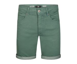 Jeansshorts PETROL INDUSTRIES, Herren, Gr. L (40), N-Gr, oil grün, Denim/Jeans, Obermaterial: 72% Baumwolle, 27% Polyester, 1% Elasthan, slim fit kniefrei, Jeans Jeansshorts, Sommerhose im Five-Pocket