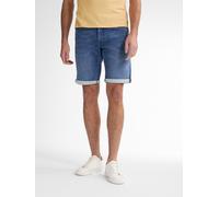 Jeansshorts PETROL INDUSTRIES, Herren, Gr. M, N-Gr, blau (light used), Denim/Jeans, Obermaterial: 77% Baumwolle, 21% Polyester, 2% Elasthan, unifarben, slim fit kniefrei, Jeans Jeansshorts, Sommerhose