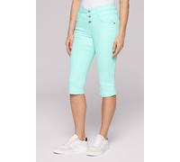Jeansshorts SOCCX, Damen, Gr. 31, Kurz, blau (aqua splash), Denim/Jeans, Material: 85% Baumwolle, 12% Polyester, 3% Elasthan, unifarben, regular fit, Jeans Jeansshorts, mit sichtbarer Knopfleiste (630