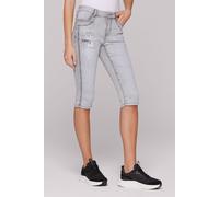 SOCCX Damen Capri Jeans CH:AR Comfort Fit