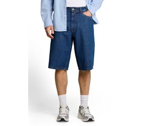 Jeansshorts TOM TAILOR DENIM, Herren, Gr. XXL, N-Gr, blau (clean schwarz stone blau denim), Denim/Jeans, Obermaterial: 100% Baumwolle. Futter: 100% Baumwolle, Jeans Jeansshorts, aus Baumwolle, mit Gür
