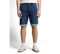 Jeansshorts TOM TAILOR, Herren, Gr. 40, N-Gr, used mid stone blau denim, Denim/Jeans, Obermaterial: 98% Baumwolle, 2% Elasthan, unifarben, slim fit kurz, Jeans Jeansshorts, im Five-Pocket Style (18289