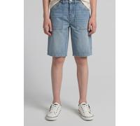 Jeansshorts TOM TAILOR, Mädchen, Gr. 158, N-Gr, blau (tinted blau), Denim/Jeans, Obermaterial: 100% Baumwolle. Futter: 100% Baumwolle, unifarben, normal, Jeans Jeansshorts, aus Baumwolle, für Boys (92