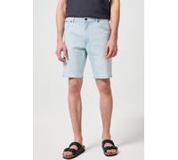 Jeansshorts WRANGLER "Texas", Herren, Gr. 33, N-Gr, blau (rocky landing), Denim/Jeans, Obermaterial: 95% Baumwolle, 3% Elastomultiester, 2% Elasthan, Basic, Jeans Jeansshorts (24030614-33)