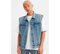 Levi's Men's Relaxed Trucker Denim, Kentucky Blue Vest, L