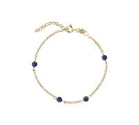 Jeberg Jewellery Armband Love Eye - Blue Lapis Lazuli, vergoldet