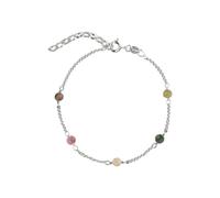 Jeberg Jewellery Armband Love Eye - Candy Mix, Silber