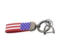 jebyltd Alloy Car Schlüsselkette Mit Amerika Flaggendesigns Für Männer Frauen Und Alle Fahrzeugmodelle Schlüsselhalter Metallschlüsselketten