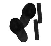 JECOMPRIS 1 Paar Hausschuhe Damen und Herren Waschbare Abnehmbare Baumwoll Innenfütterung für Winter Flauschige und Bequeme Schuheinlagen für Verschiedene Schuhstile