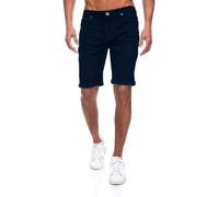 JEEL Herren Kurze Hosen - Slim-Fit Jeans-Shorts - 5-Pocket-Style - Stretch Herren-Shorts - Kurze Hose für Männer - Basic Washed - 7-Schwarz - 42W