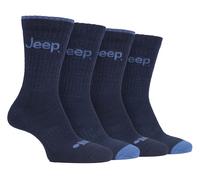 JEEP - 4 Paar Herren Anti Blister dick gepolstert Luxus Boot Socken EU 39 - 45