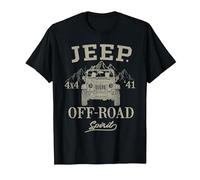 Jeep 4x4 Geländewagen Spirit T-Shirt, Herren, Schwarz, 5XL