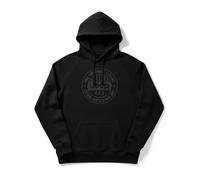 Jeep American Legend 4 x 4 Since 1941 Logo French Terry Hoodie für Herren, Schwarz, X-Large