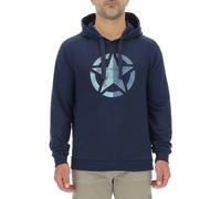 JEEP Herren Hoodie O103279BL - Dunkelblau mit großem Stern-Print GR. M