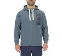 JEEP Herren J Man Hooded Full Zip W/Side Pockets - Mountain Sunsets Print & Wrist J24s Sweatshirt, Stormy Weather, M EU