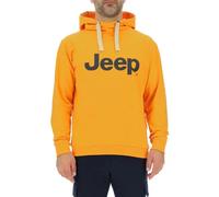 JEEP Herren Kapuzenpullover O102716YE - Gelber Hoodie mit großem Jeep-Logo GR. S