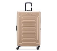 Jeep JH004C Hartschalengepäck, erweiterbar, mit Spinnrollen, Beige, Checked-Large 28 Inch, Jh004c Hartschalengepäck, erweiterbar, mit Spinnrollen