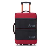 Jeep JS006B 55 Rollenreisetasche rot/schwarz, Kunstfaser, 37 x 55 x 25cm