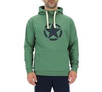 JEEP O102717-E949 J MAN Kapuzensweatshirt Star Großer Aufdruck J23S Vineyard Green/Night XXL